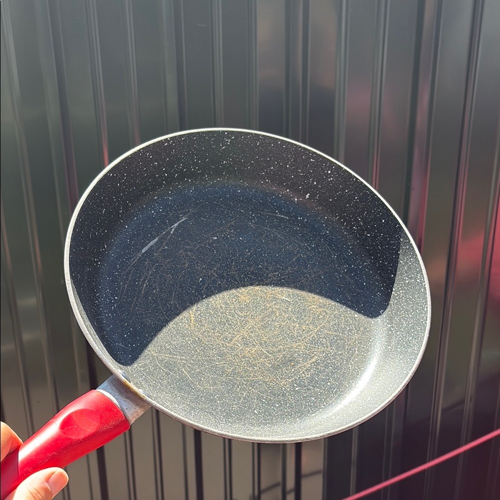 Non-Stick Frying Pan with Red Handle